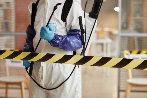 Professional Biohazard technician working in Hampton, NE